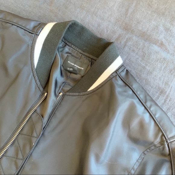 Club Monaco Varsity Bomber Jacket - Picture 4 of 5